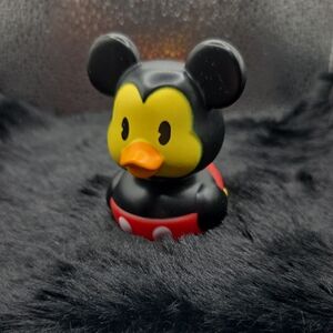 Black & Yellow Mouse-Duck Plush-Style Bath Toy